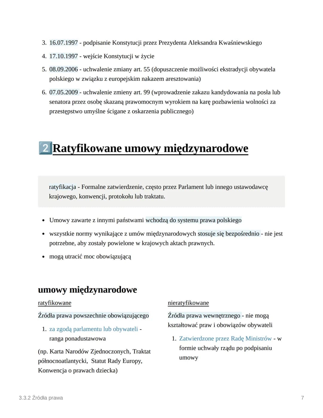 O
3.3.2 Źródła prawa
Akty prawne
Akty nienormatywne:
Akty prawne w Polsce
Akty stanowienia prawa (normatywne, źródła prawa)
Akty stosowania 