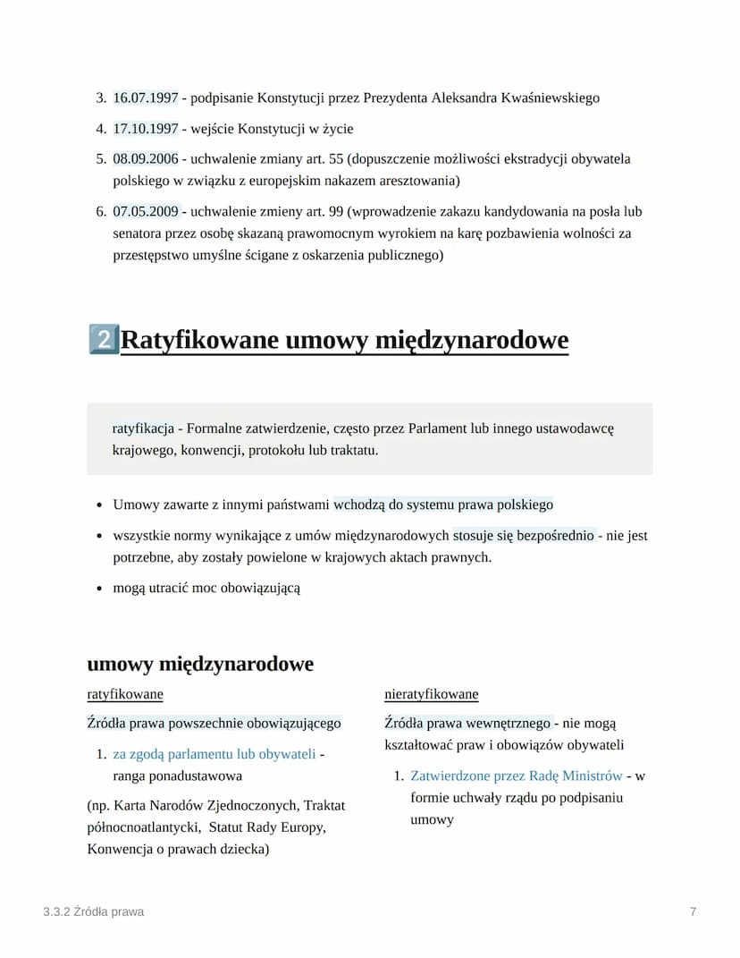 O
3.3.2 Źródła prawa
Akty prawne
Akty nienormatywne:
Akty prawne w Polsce
Akty stanowienia prawa (normatywne, źródła prawa)
Akty stosowania 