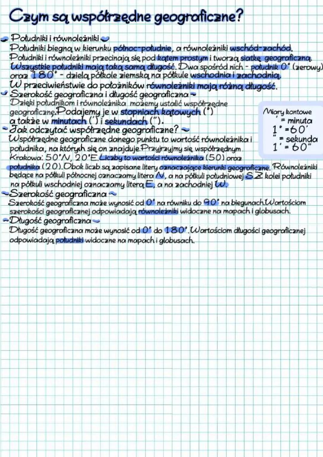 Znajdź współrzędne geograficzne - Ćwiczenia i przykłady