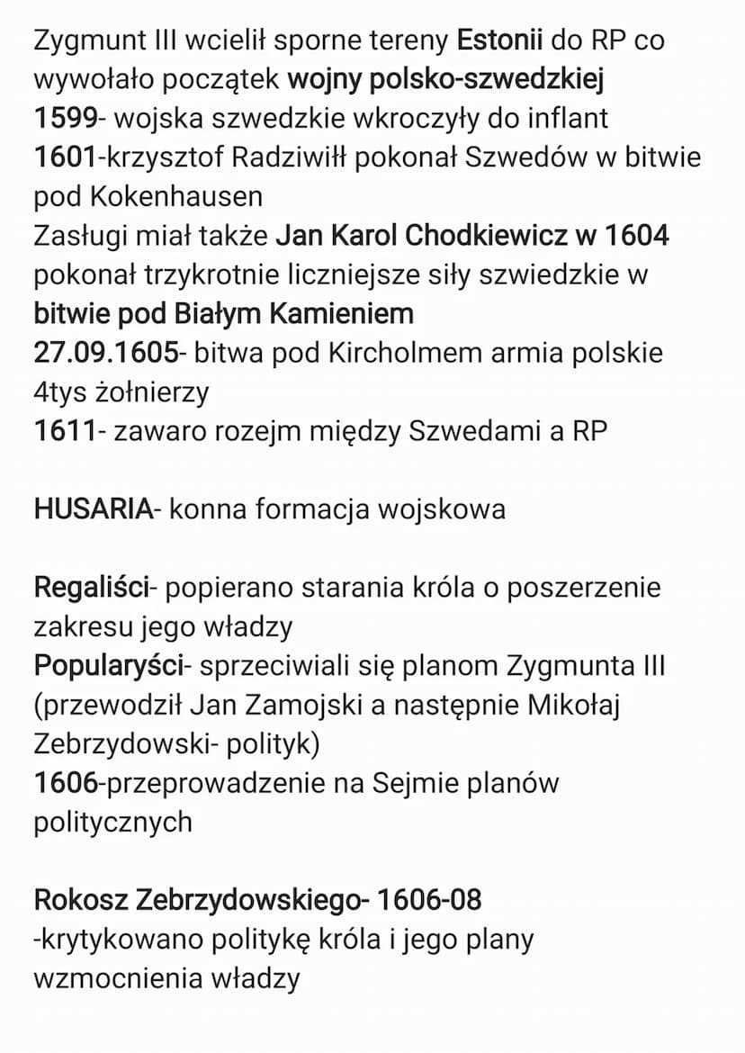 Kandydaci na króla po śmierci Stefana Batorego:
• Maksymilian III Habsburg (duchowieństwo i
magnateria)
• Zygmunt Waza- pochodził ze Szwecji