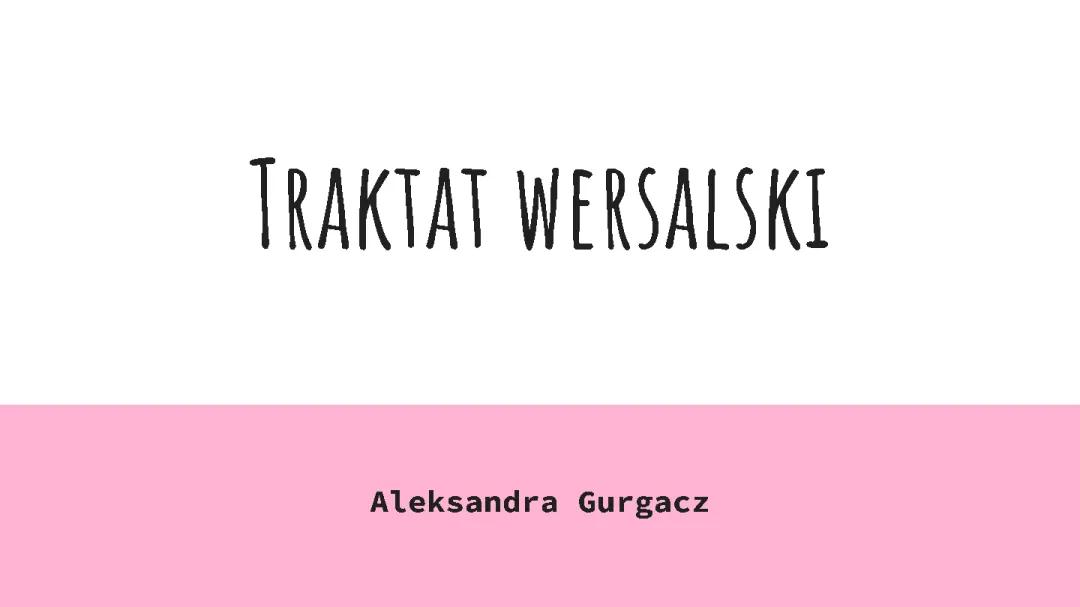 Traktat wersalski