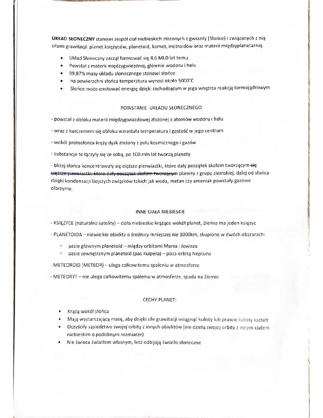 Ziemia we wszechświecie 