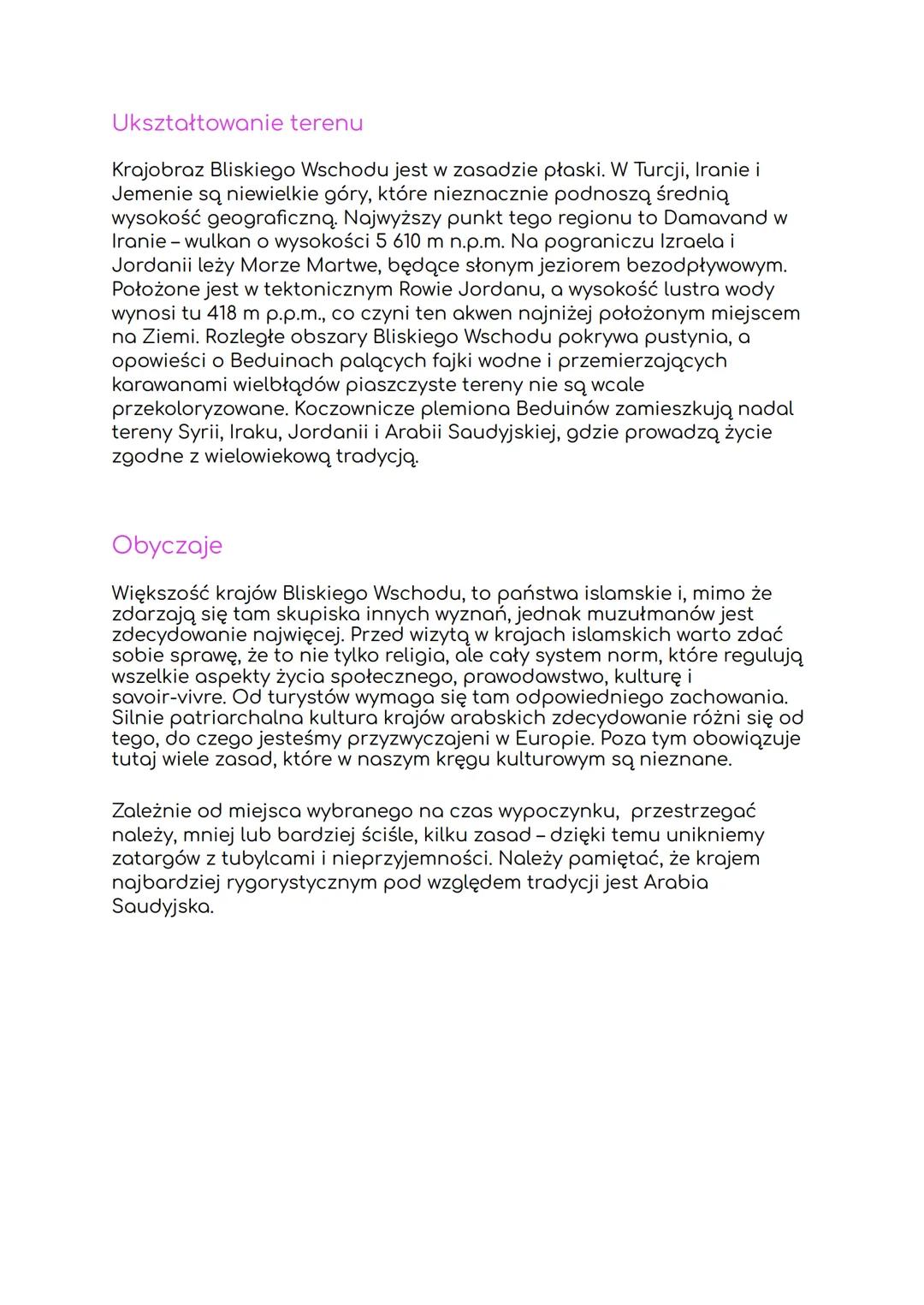 Religia
Na obszarze Azji Południowo-Zachodniej powstały, a następnie
upowszechniły się trzy wielkie religie monoteistyczne: judaizm,
chrześc