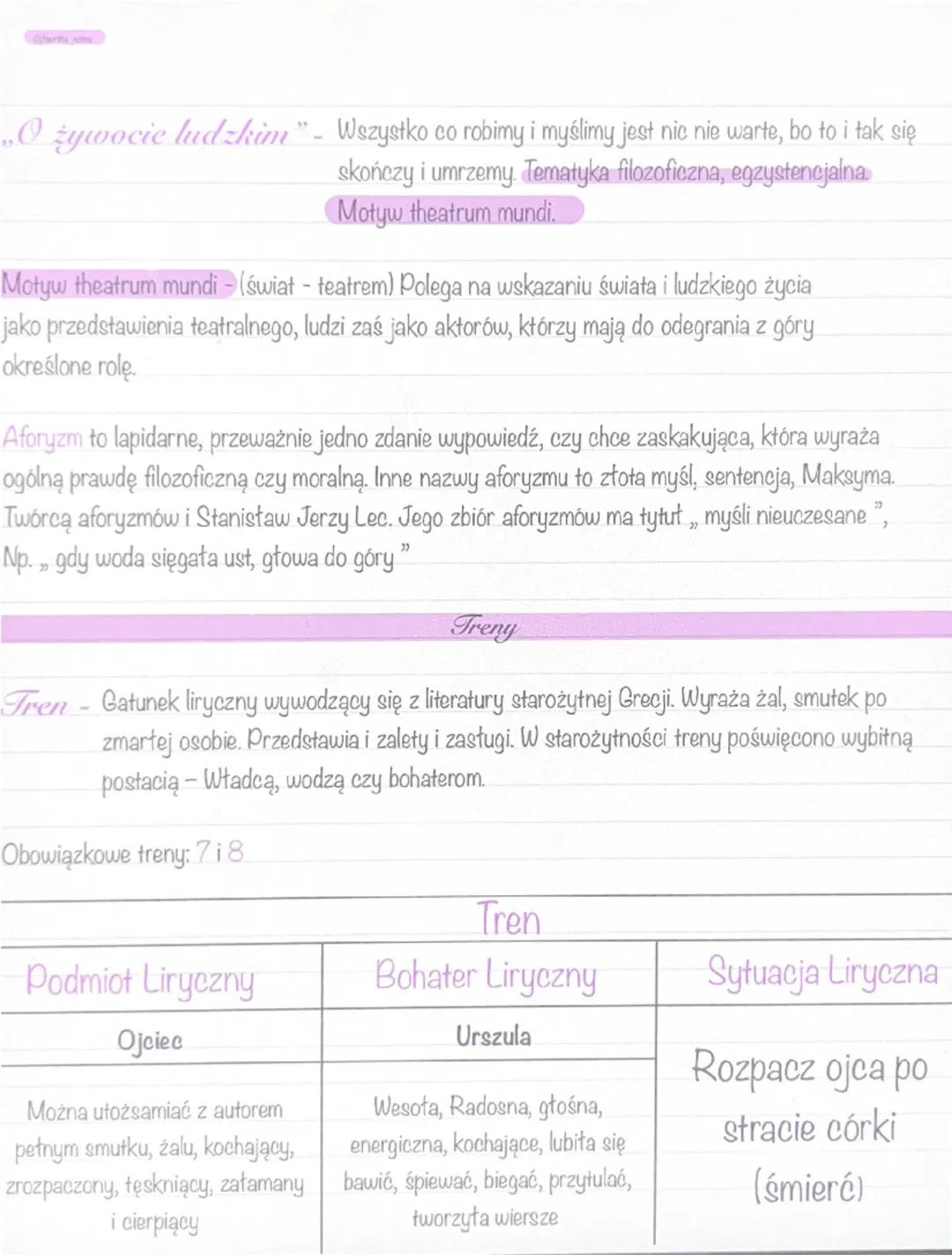 Barros
Jan Kochanowski
Fraszki
Fraszki i Treny
Fraszka - Gałązka oliwna, krótki utwór wierszowany, podejmując różnorodne tematykę,
najczęści