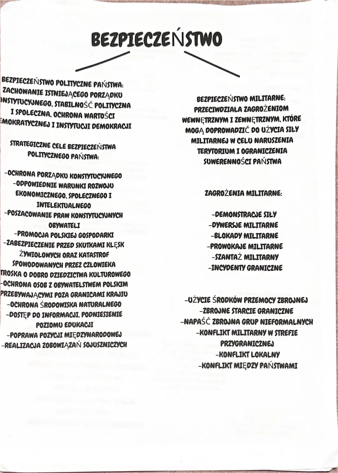 EDB-
BEZPIECZEŃSTWO
BEZPIECZEŃSTWO_ STAN, W KTÓRYM NIE WYSTĘPUJE
ODCZUCIE ZAGROŻENIA
BEZPIECZEŃSTWO NARODOWE- PROCES.
NA KTÓRY WPŁYWAJĄ DZIA
