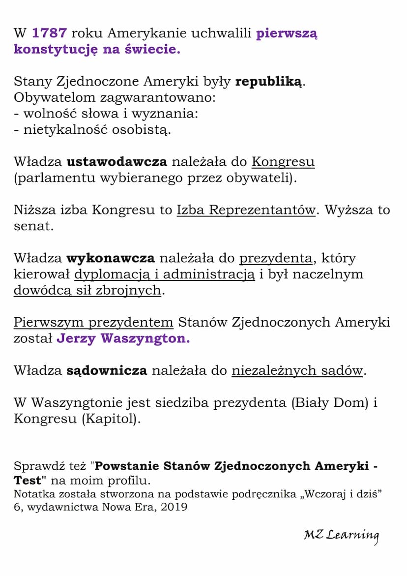 <h2 id="powstanieusawskrcie">Powstanie USA w skrócie</h2>
<p>Od XVII w. na wschodnim wybrzeżu Ameryki Pn. zaczęli osiedlać się Anglicy. W po
