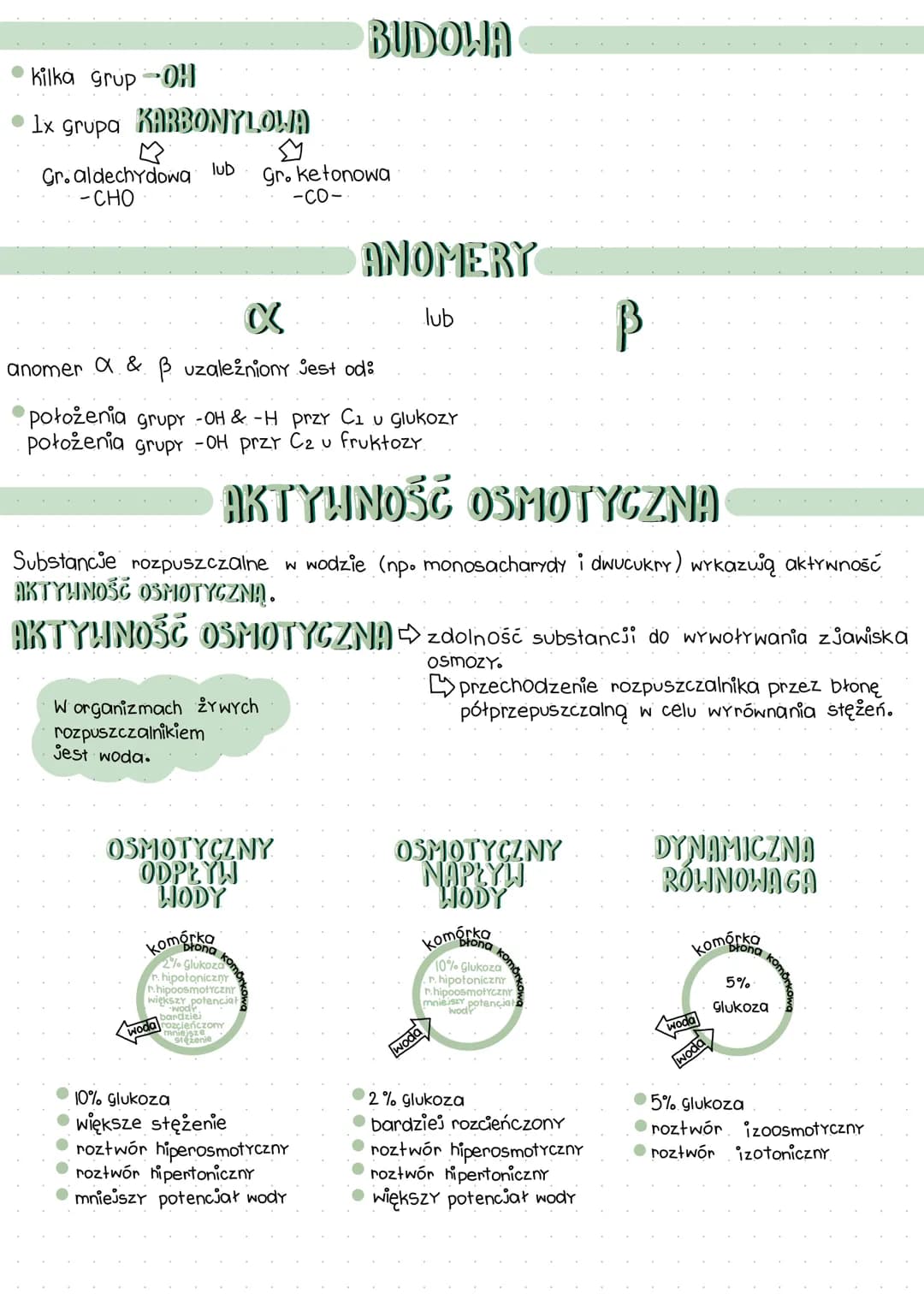 BUDOWA I FUNKCJE SACHARYDOLJ
MONOSACHARYDY
WYRÓŻNIAMY...
G3
trioza aldechyd 3P glicerynowy
PGAL produkt ostateczny fotosyntezy i produkt poś