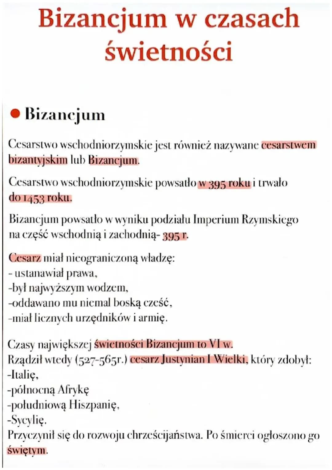 Bizancjum w czasach świetności