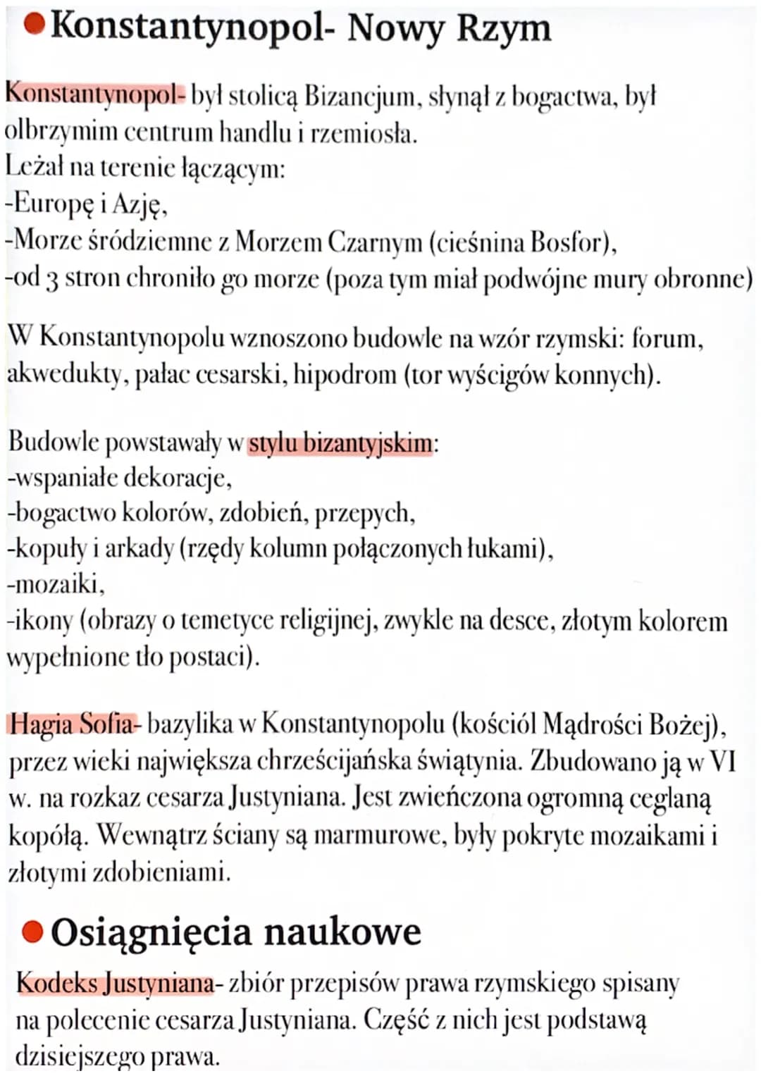 Bizancjum w czasach
świetności
Bizancjum
Cesarstwo wschodniorzymskie jest również nazywane cesarstwem
bizantyjskim lub Bizancjum.
Cesarstwo 