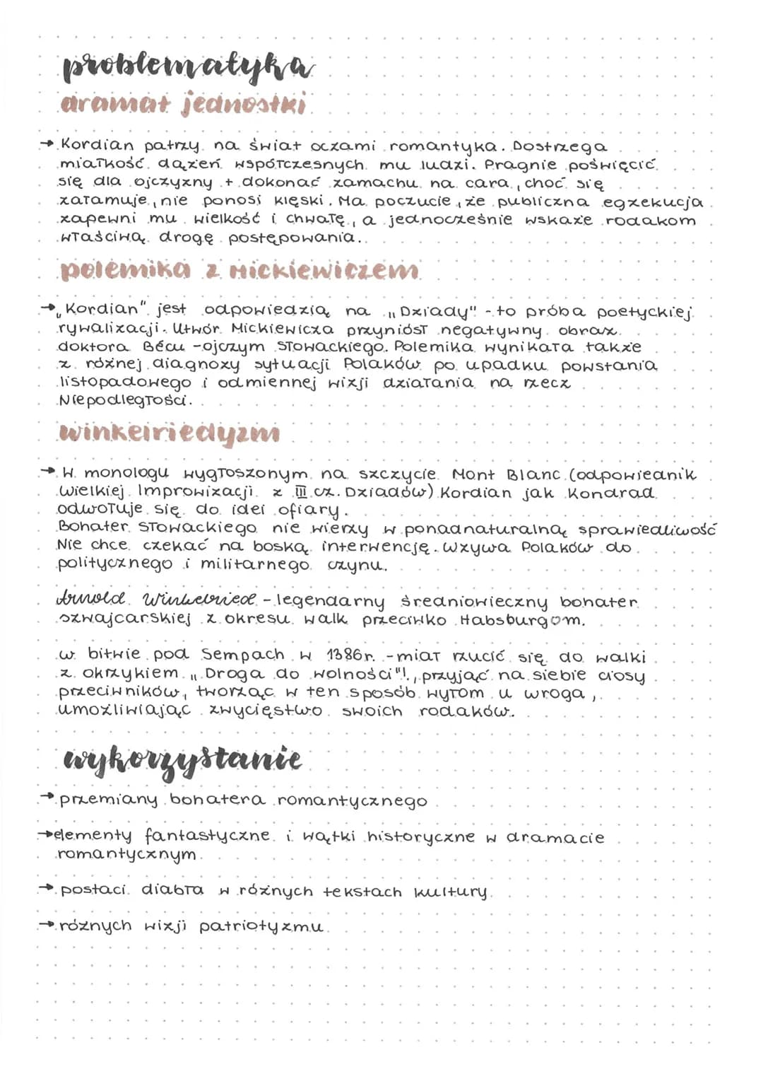 Kordian
Juliusz Stewacki
geneza
·aramat wydany anonimowo w Paryżu w 1834n... Miał być
pierwszą częścią trylogii. zatytułowanej SPISEK KORONA