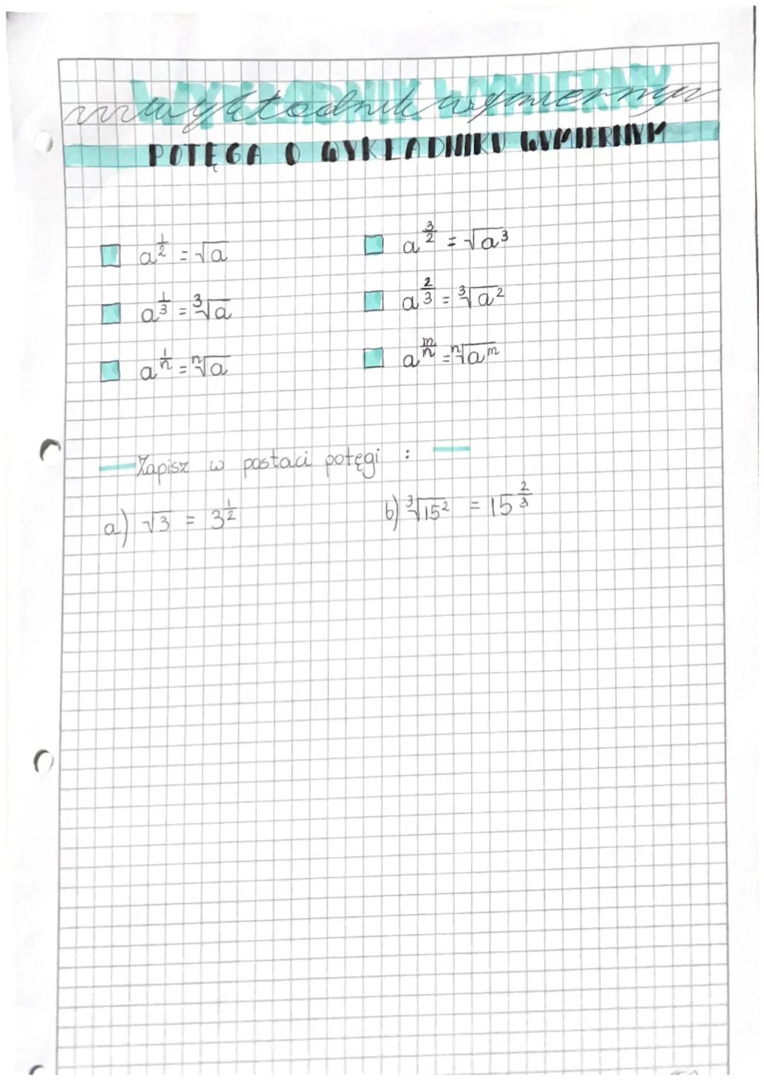 Wykładnik Wymierny - Proste Wyjaśnienie