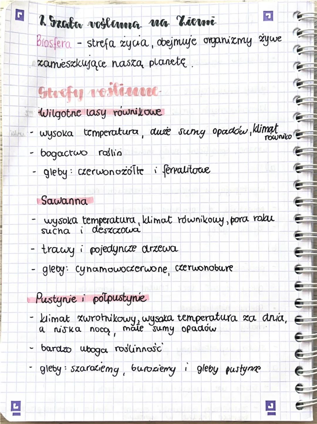 -
-
2. Izała vošlamma na Ziermi
Biosfera - strefa życia, obejmuje organizmy żywe
zamieszkujące naszą planetę
Strefy veštinue
Wilgotne lasy r