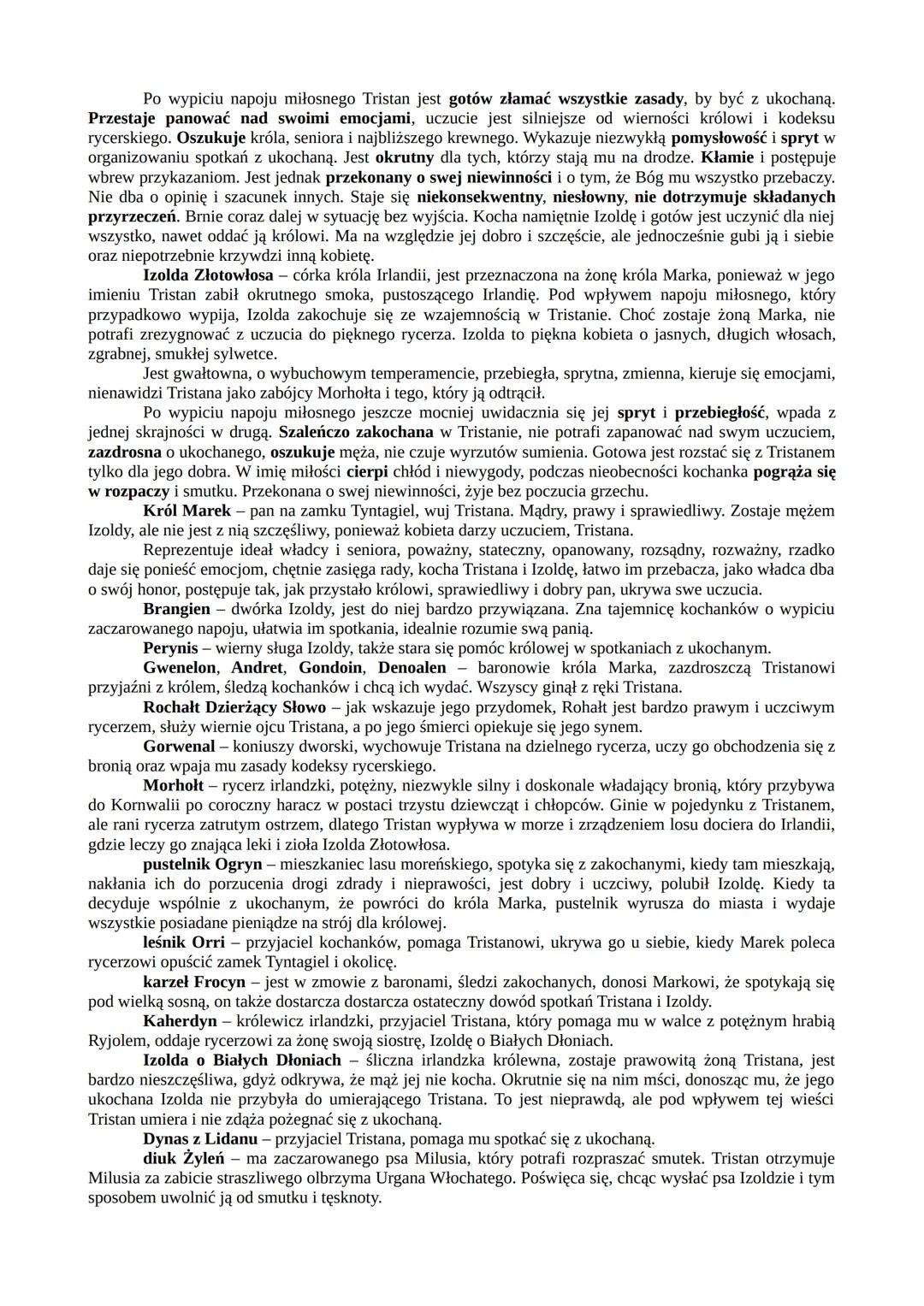 # Dzieje Tristana i Izoldy

*   rodzaj literacki: epika
*   gatunek literacki: romans rycerski

## czas i miejsce postania utworu

Uważa się