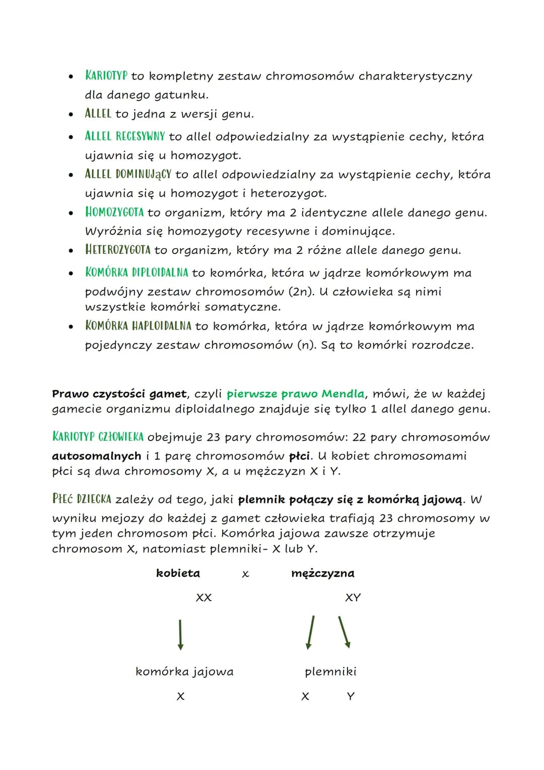 Biologia klasa 8
TEMAT: Genetyka- podsumowanie.
Genetyka to nauka zajmująca się dziedziczeniem cech i zmiennością
organizmów.
●
Cechy organi
