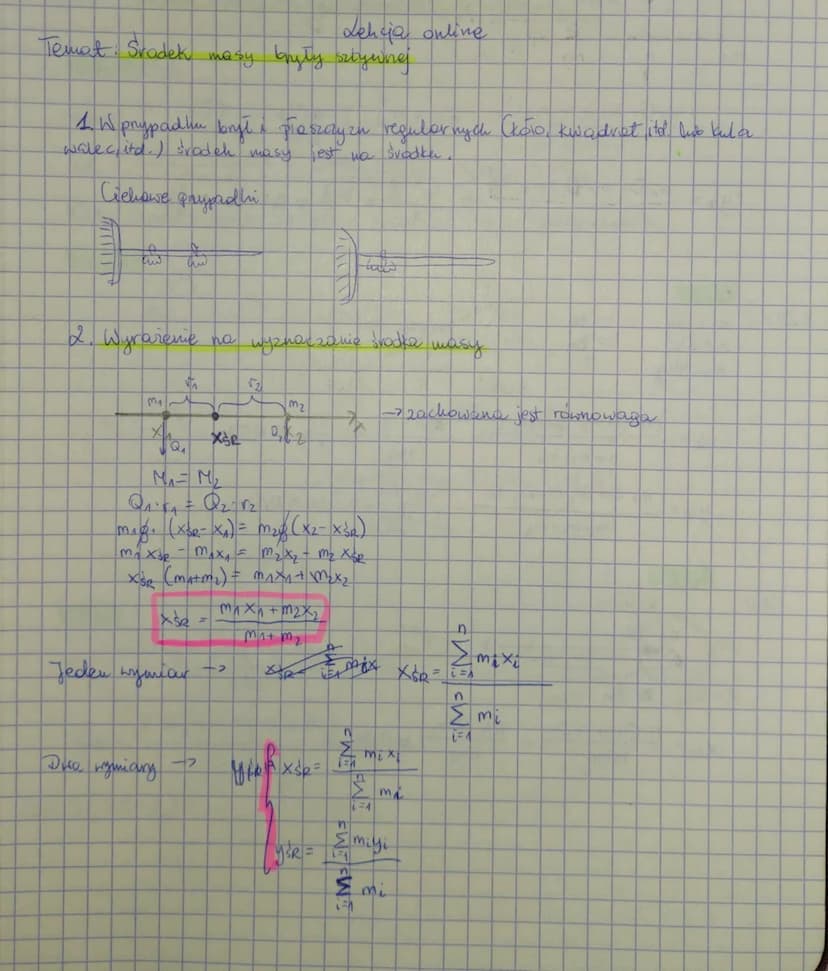Temat: Moment siły.
sły
Do
ruchu obrotowego bryły sztywnej potrebny jest moment
Zemas sity.
M³²= √² X P² [M] = N°m (mestuurmets)
F
T
Wartose
