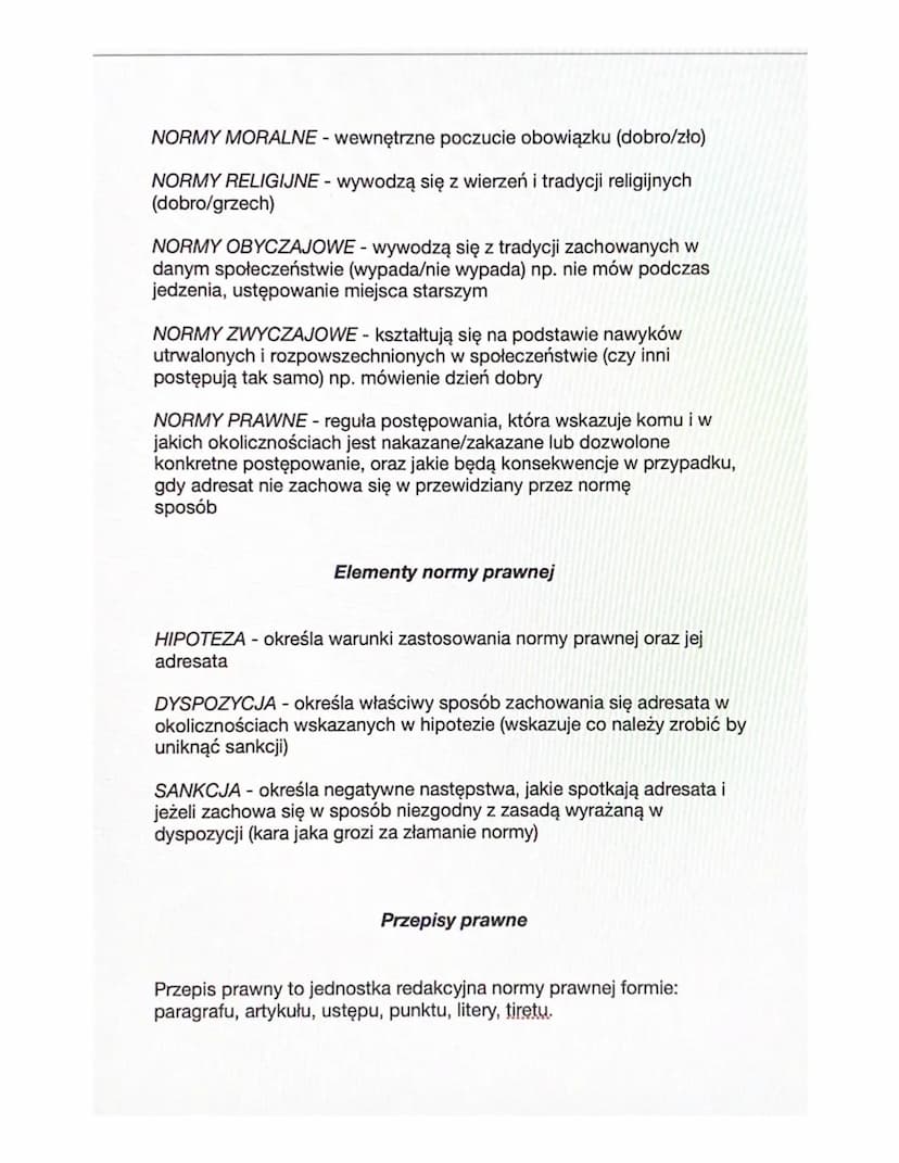 PRAWO I JEGO RODZAJE
PRAWO PRZEDMIOTOWE (LAW) - całość lub część norm, które
regulują relacje między ludźmi zamieszkującymi dany obszar np. 