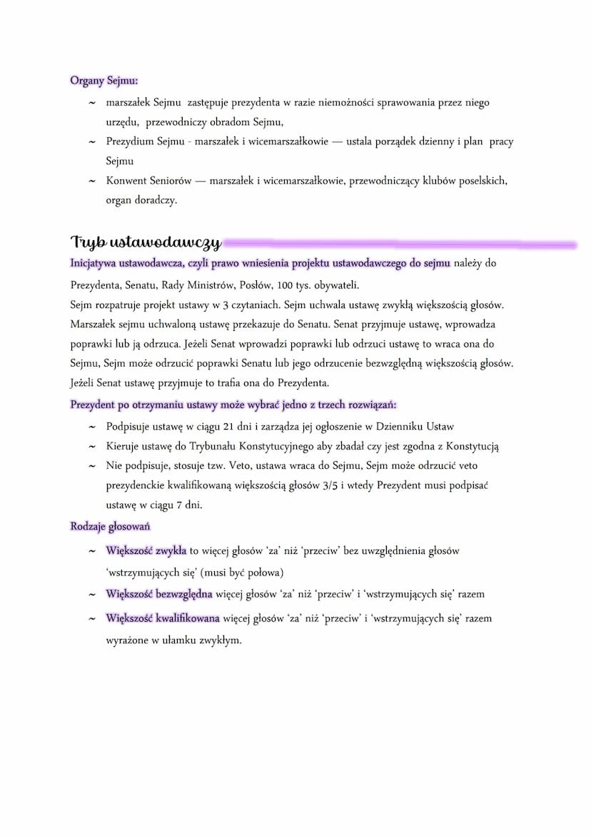 Konstytucyjne zasady ustroju III RP
Konstytucja III RP została uchwalona przez Zgromadzenie Narodowe w 1997 roku, następnie
została przyjęta