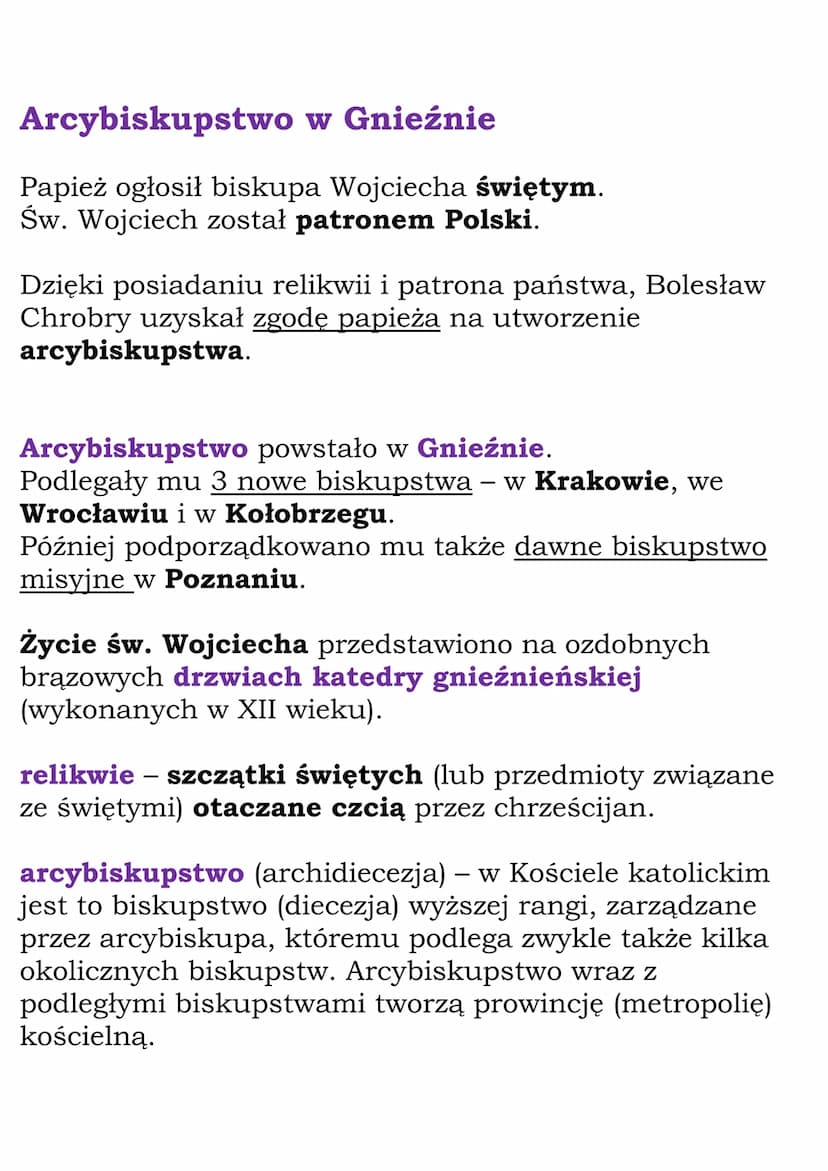Panowanie Bolesława
Chrobrego
Misja biskupa Wojciecha
Mieszko I zmarł w 992 r.
Władzę objął najstarszy syn księcia – Bolesław Chrobry.
Do Po