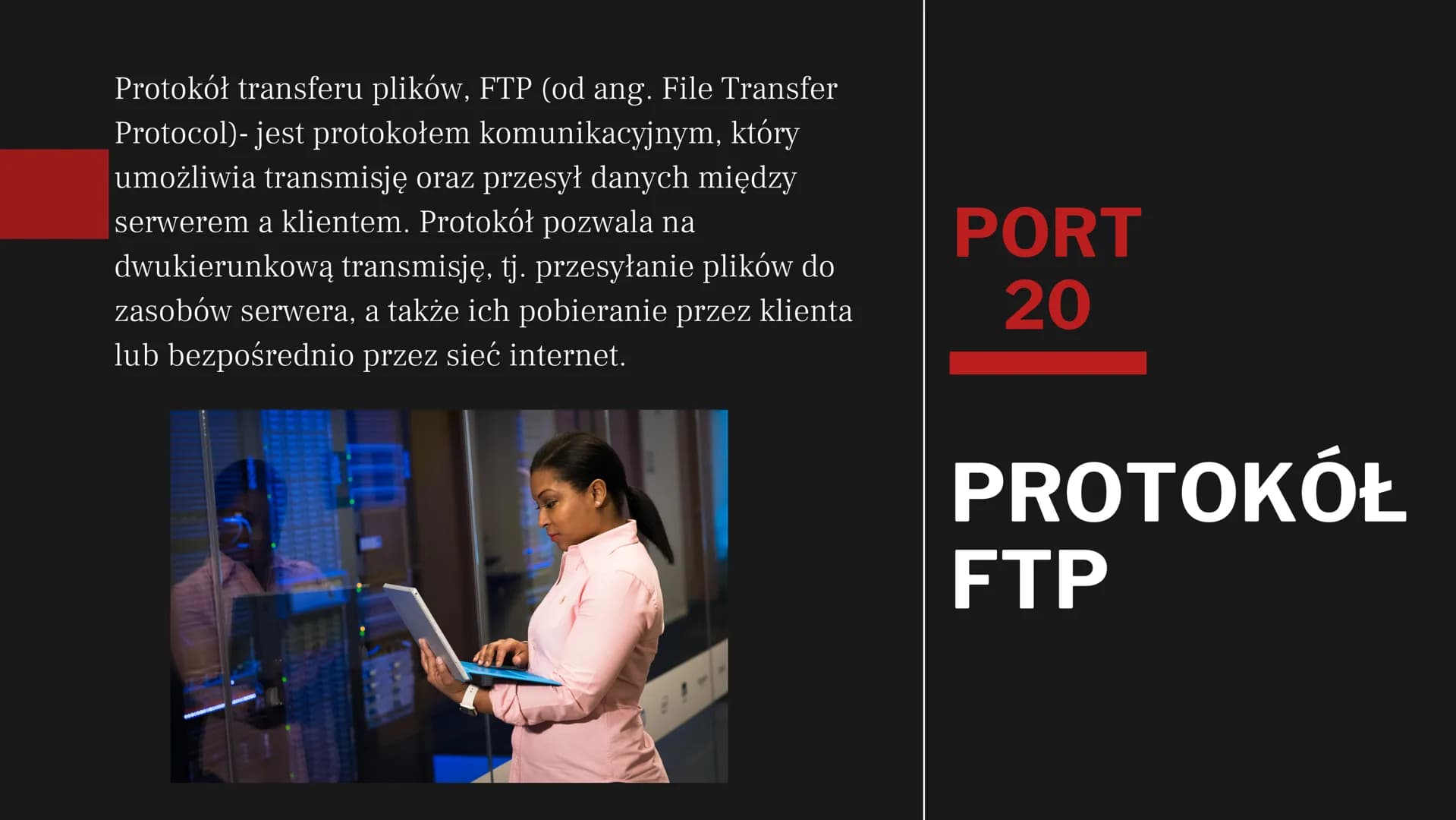 PORTY
Aleksandra Charchut S
P
I
S
TRESC-
0-1
PORTY
1. Przydatne pojęcia
2. Definicja portu
3. Podział portów
4. Protokół DNS:
4.1. Definicja