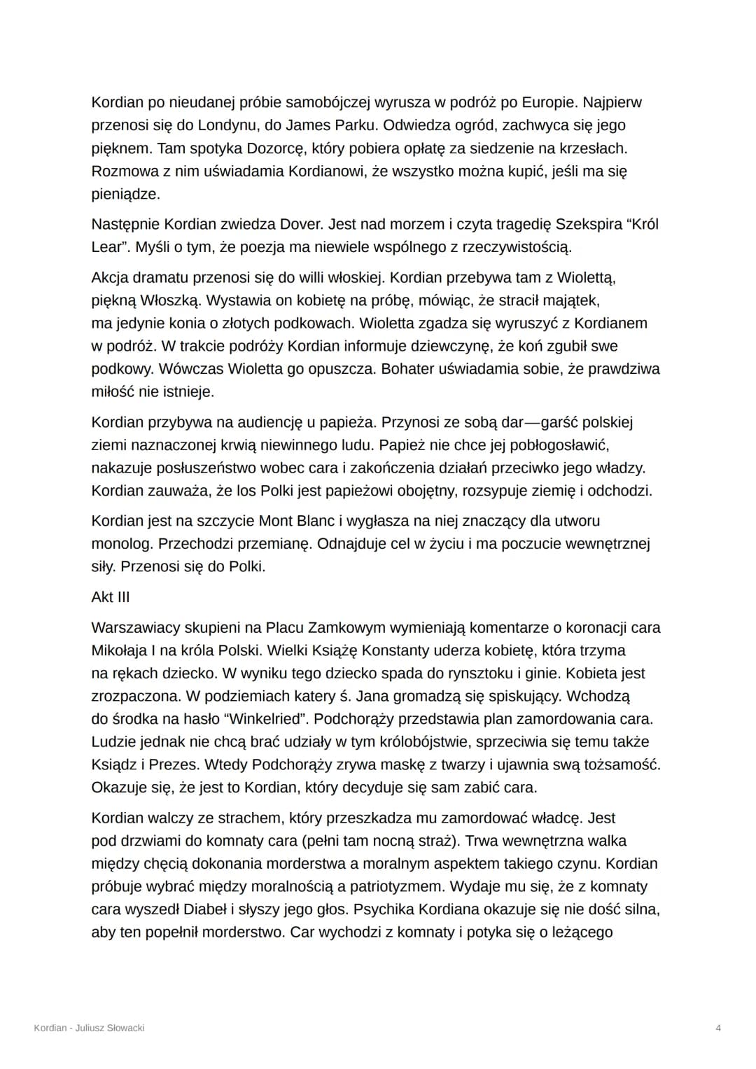 Kordian - Juliusz Słowacki
autor: Juliusz Słowacki
tytuł: "Kordian"
codiołac. serce
imię znaczące wymyślone przez Juliusza Słowackiego
rodza