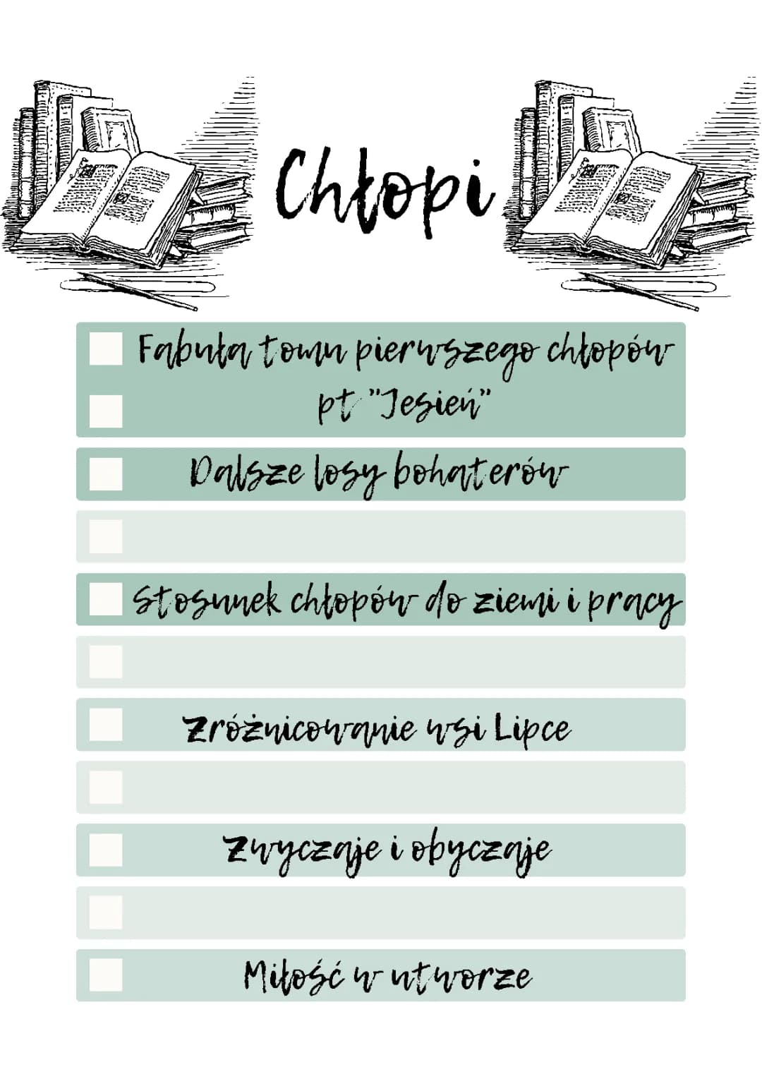 Obraz życia wsi polskiej na przełomie XIX i XX wieku