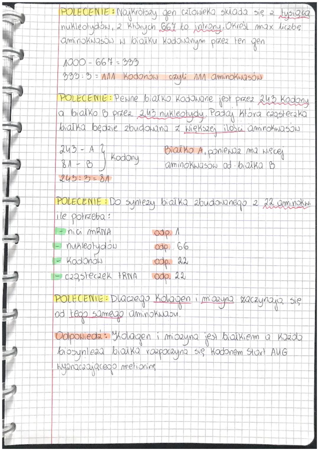 Лексуд
Tomat : TRANSLACYA - BIOSYNTERA BIAŁKA
W
@ Translacja synteza białka - zachodai i cytoplasame
|
Kambrek na rybosomach.
Podczas transl