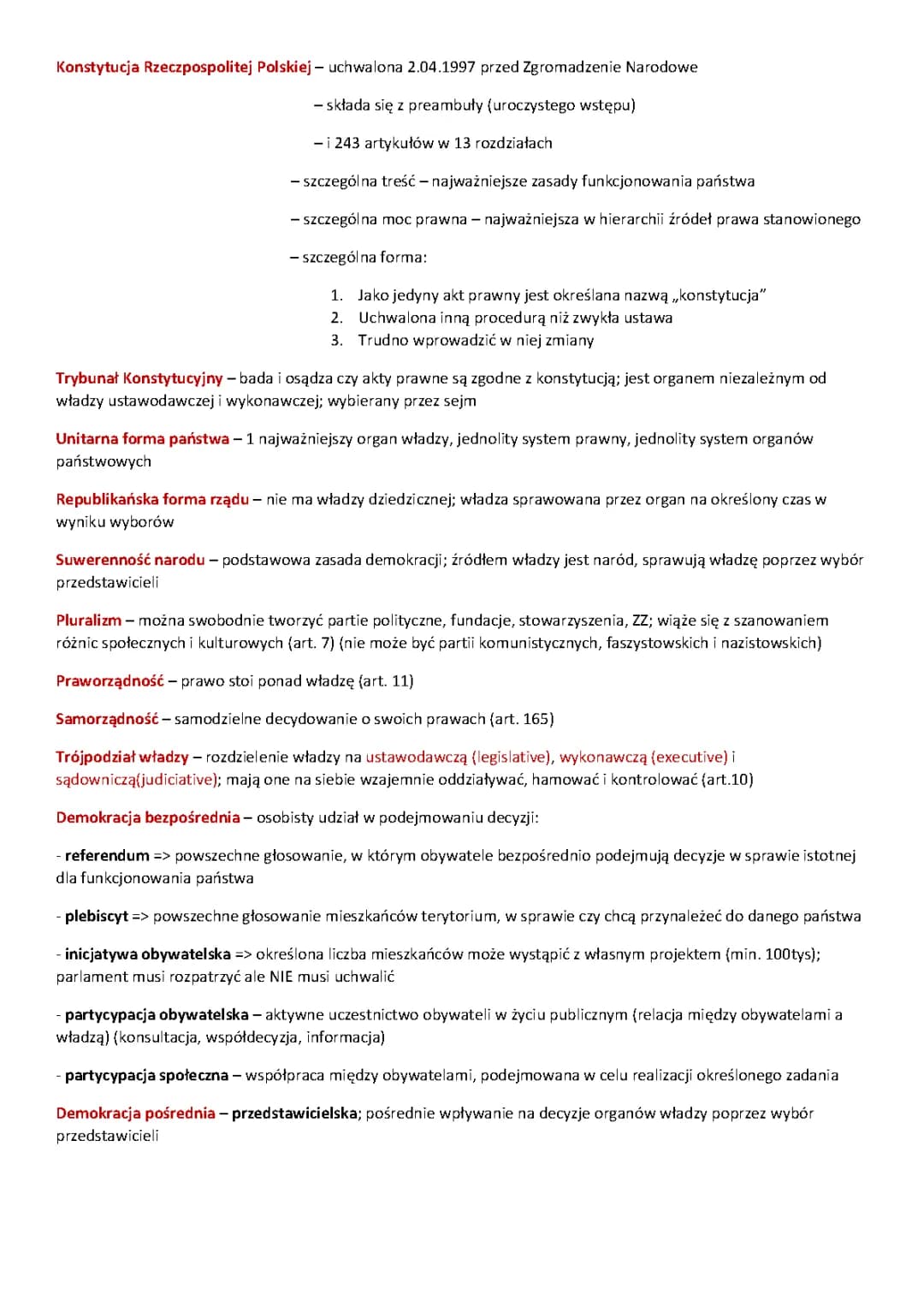 Organy władzy publicznej w Polsce