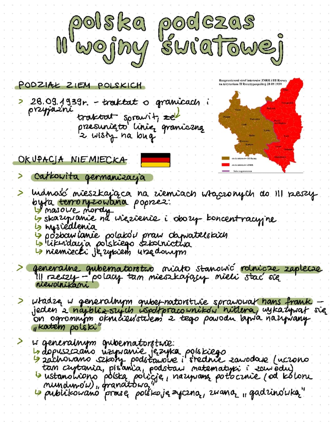 polska podczas 2 wojny światowej 