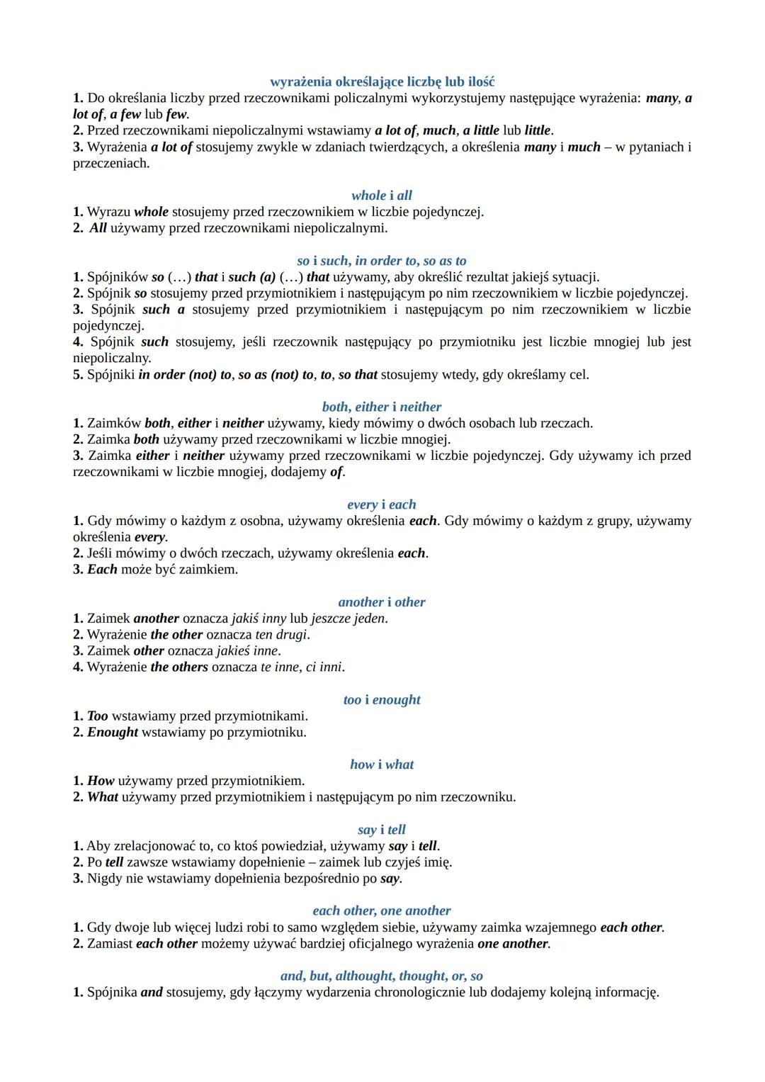# CZASY
Present Simple
twierdzenia i przeczenia

I
We
You
They

He
She
It

work
don't (do not) work

works
doesn't (=does not) work

in the 