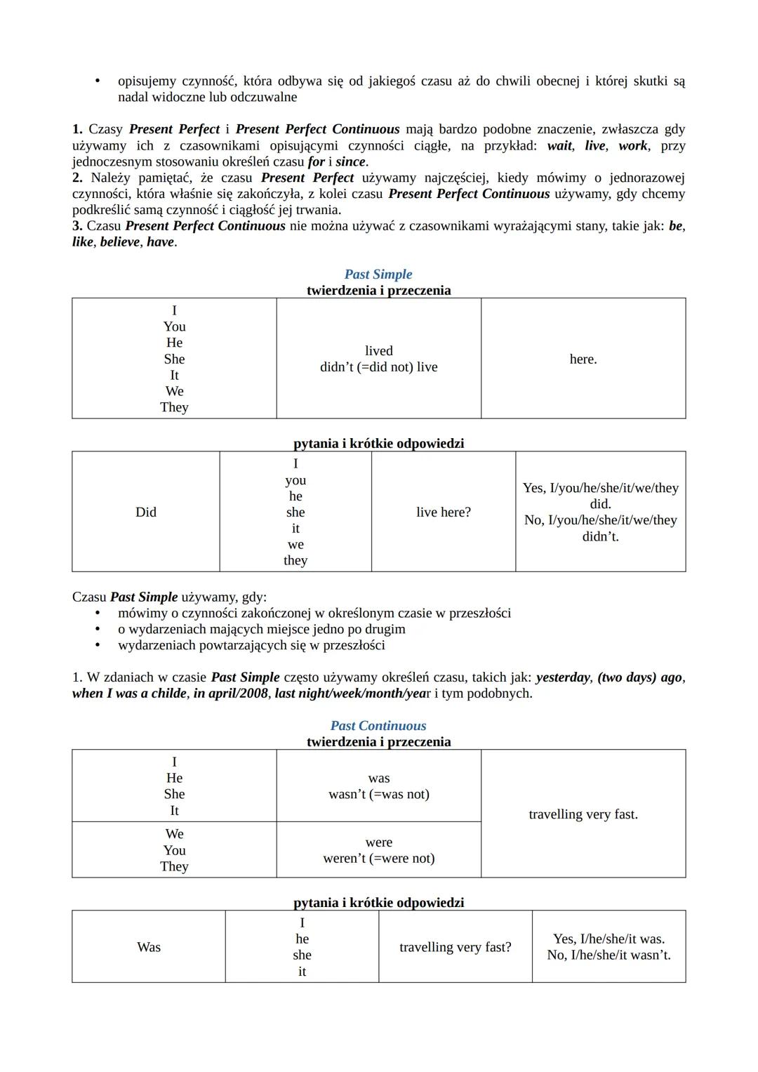 # CZASY
Present Simple
twierdzenia i przeczenia

I
We
You
They

He
She
It

work
don't (do not) work

works
doesn't (=does not) work

in the 