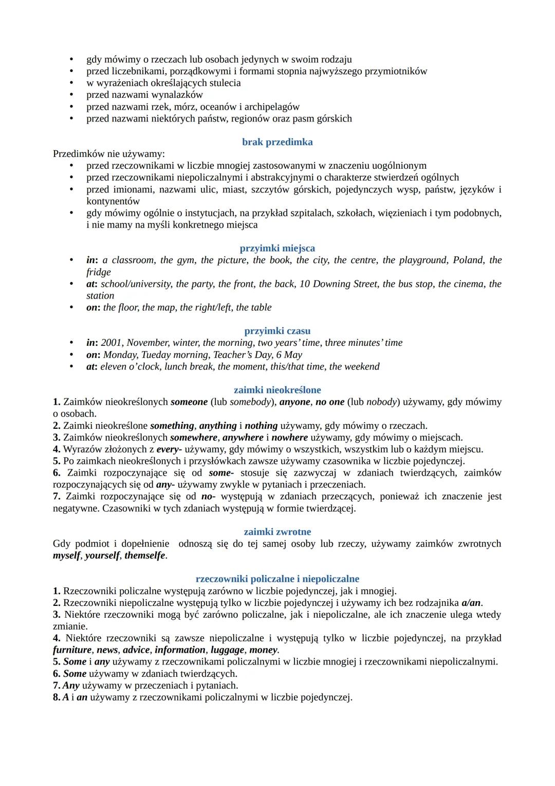 # CZASY
Present Simple
twierdzenia i przeczenia

I
We
You
They

He
She
It

work
don't (do not) work

works
doesn't (=does not) work

in the 