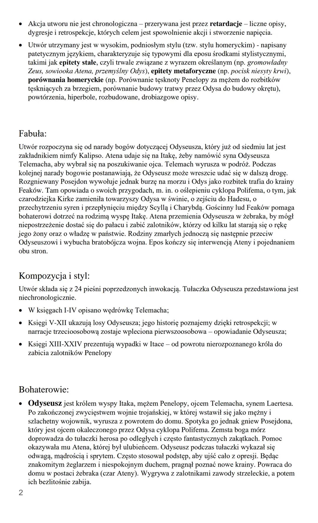 # Homer, Odyseja

O autorze:
W tradycji literackiej utrwalił się obraz Homera jako wędrownego śpiewaka, zwanego w Grecji
aoidą, który przy w