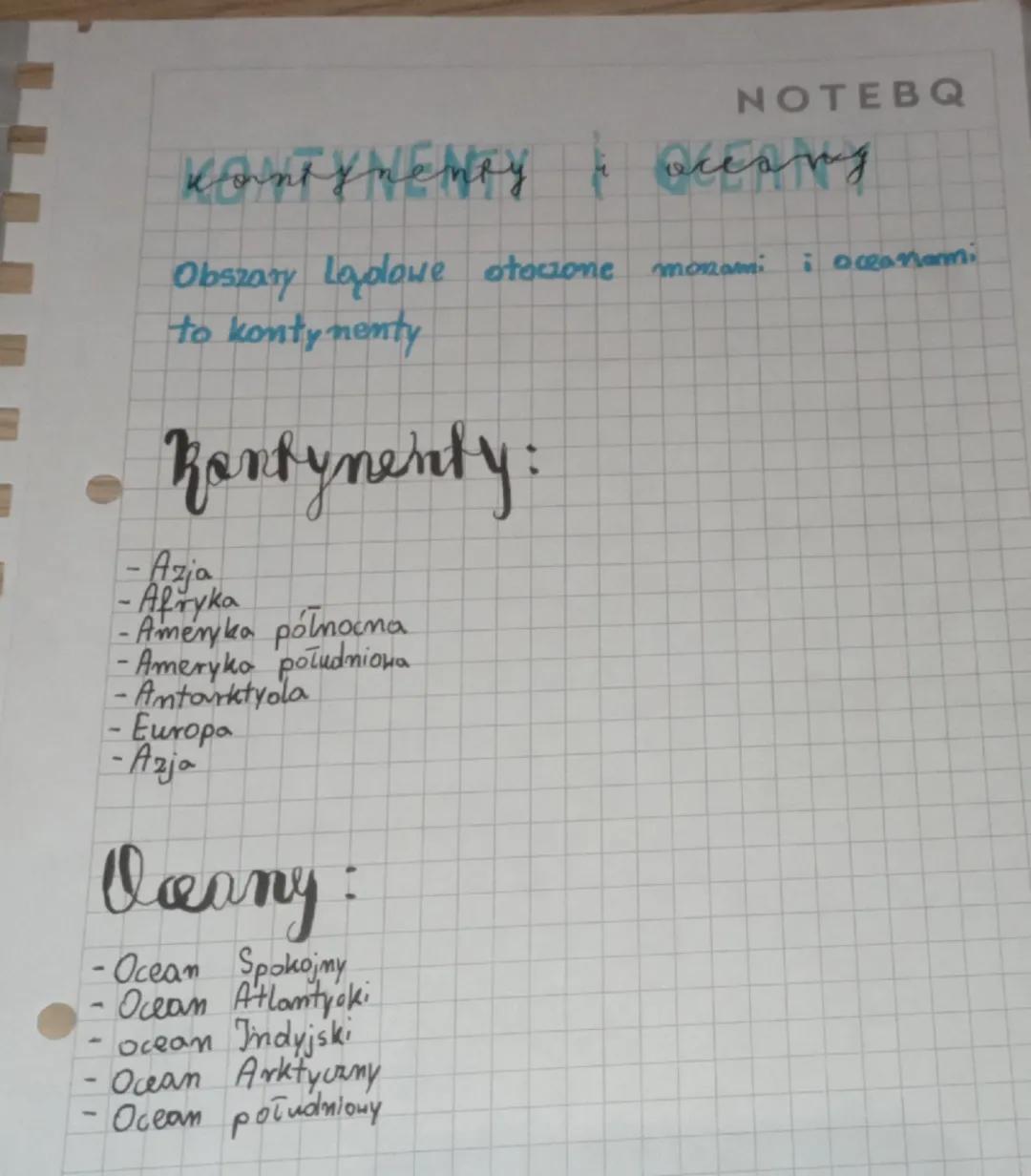 NOTEBQ
KONTYNEMRY
nt
Obszary Loyolowe otoczone monzami
to kontynenty
Kontynenty:
- Azja
·Afryka
-Ameryka północna
-Ameryka południowa
-Antar
