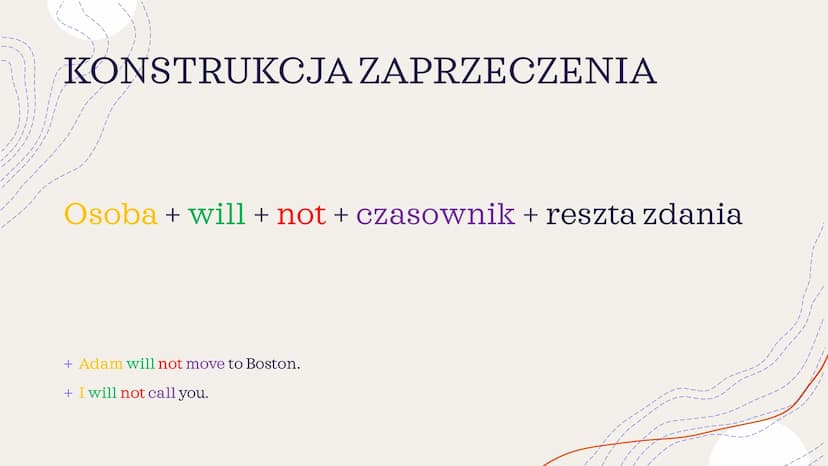 +
Future Simple
&
Future Continuous ZASTOSOWANIE
CZASU
FUTURE SIMPLE
Future Simple używamy mówiąc o spontanicznych
decyzjach, podjętych w ch
