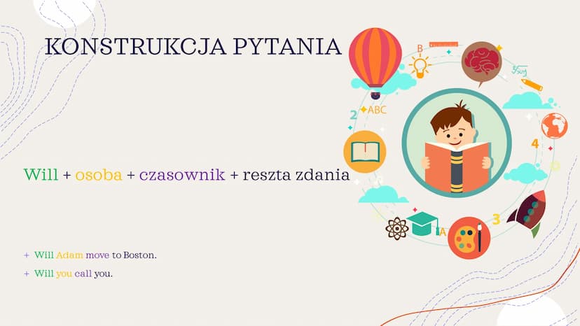 +
Future Simple
&
Future Continuous ZASTOSOWANIE
CZASU
FUTURE SIMPLE
Future Simple używamy mówiąc o spontanicznych
decyzjach, podjętych w ch