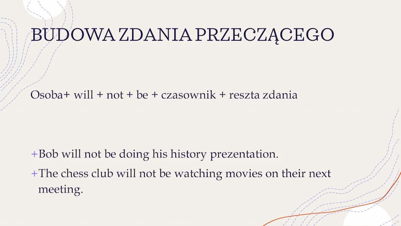 +
Future Simple
&
Future Continuous ZASTOSOWANIE
CZASU
FUTURE SIMPLE
Future Simple używamy mówiąc o spontanicznych
decyzjach, podjętych w ch