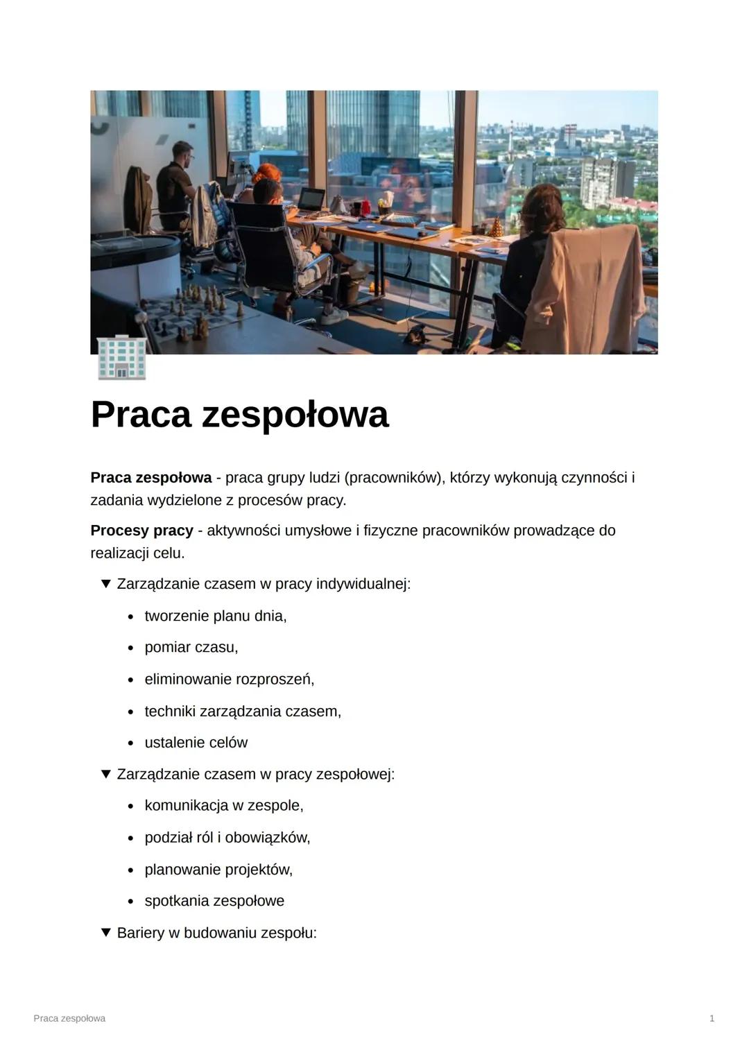 Efektywna Praca Zespołowa