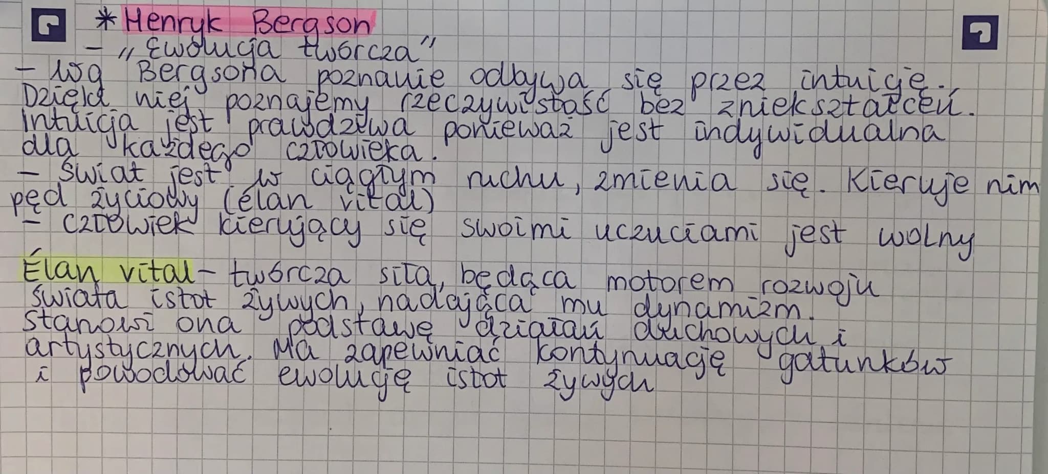 *Henryk Bergson
- " Ewoluga
Bergsona
tworcza"
-
- wg
Dzięld
poznanie odbywa się przez intuige.
poznajemy rzeczywistość bez zniekształceń.
in