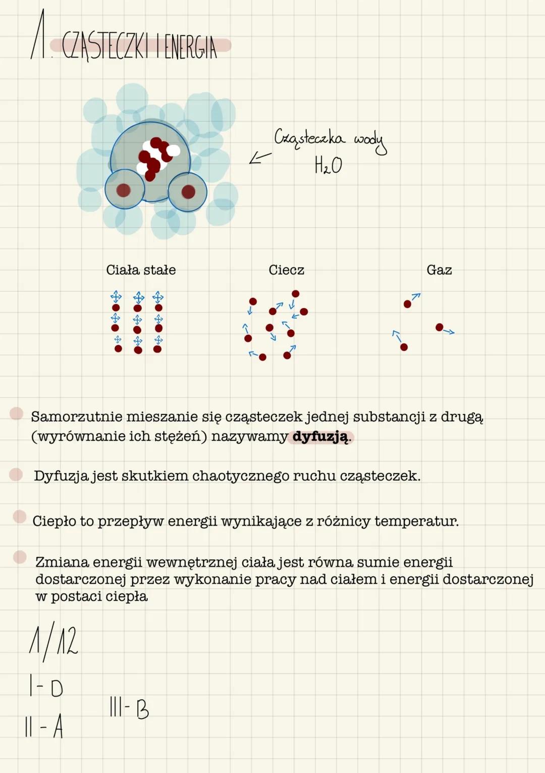 Cząsteczki i energia