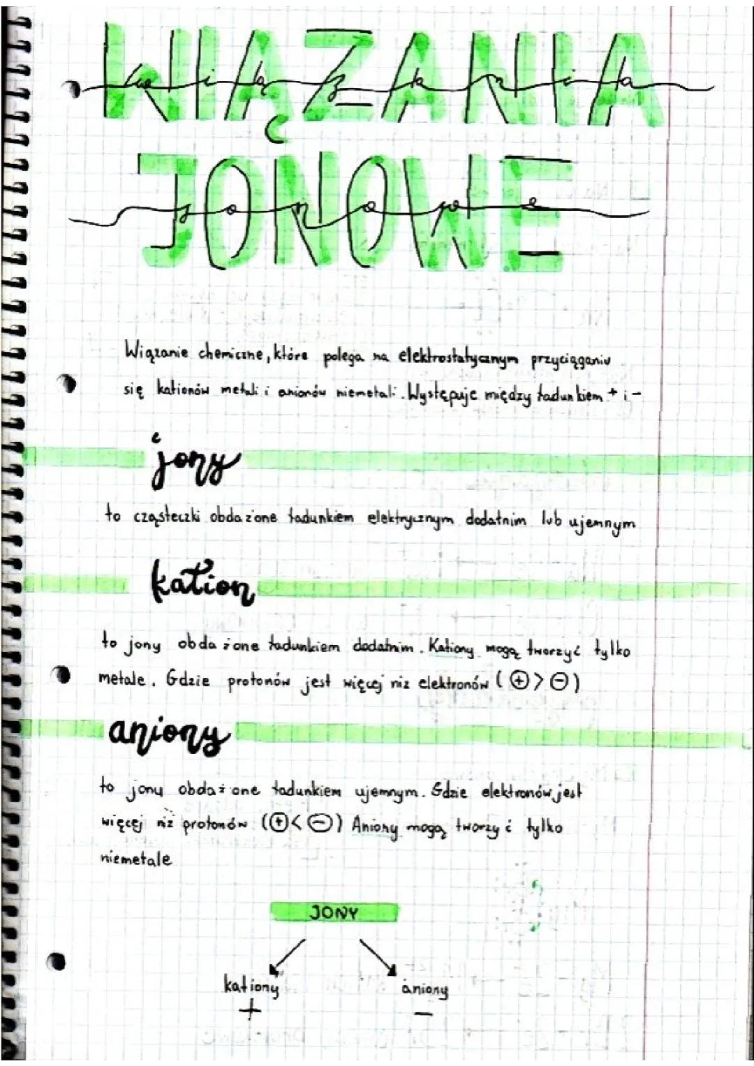 Chemia - Wiązania Jonowe i Ich Przykłady