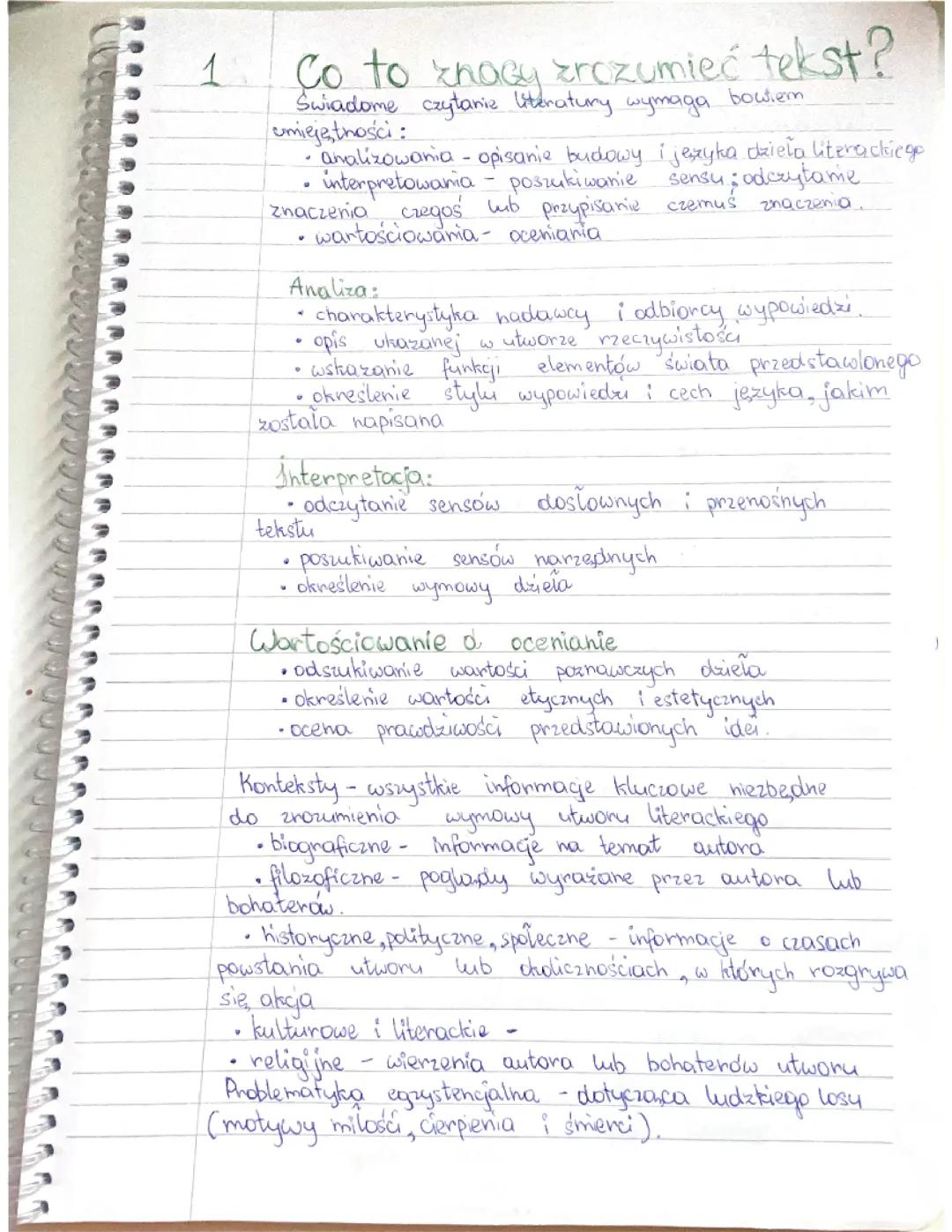 Co to znaczy zrozumieć tekst?