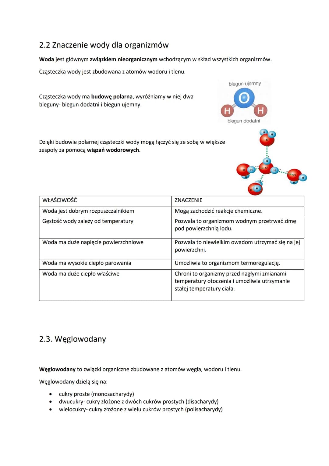 2.1. Skład chemiczny organizmów
Podstawowymi składnikami chemicznymi każdego organizmu są pierwiastki chemiczne
Wśród związków chemicznych w