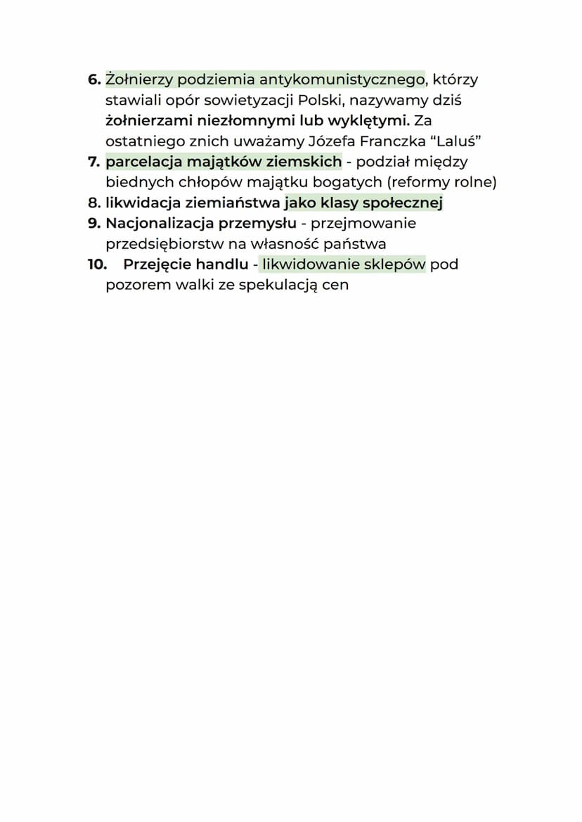 Początki władzy komunistów w
Polsce:
1. Komuniści, obawiając się porażki, odwlekali ich termin
- zorganizowali referendum ludowe. Polakom
za