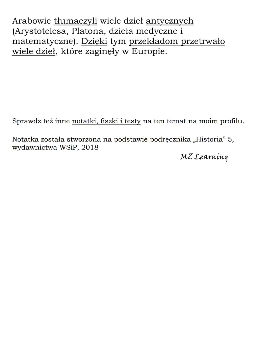 
<p>Podstawy cywilizacji islamu znajdują się w początkach tej religii. Arabowie, jako koczowniczy ludzie hodujący wielbłądy, konie, owce i k