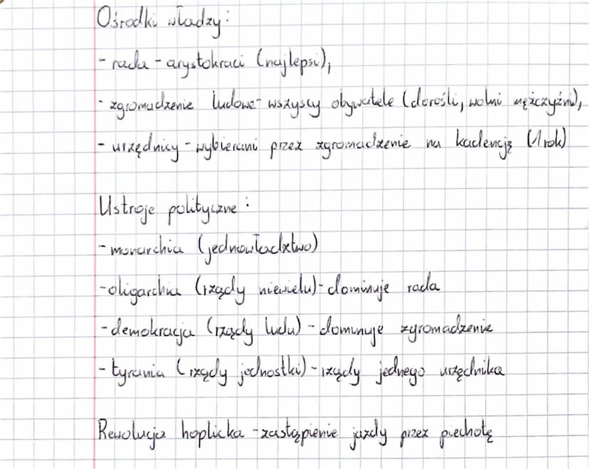 Temat: Greckie poleis.
1. Ustroje poleis.
2. Wielka Kolonizacja
Cechy geograficznego położenia starożytnej Grecji i ich kon
sekwenge
górzyst