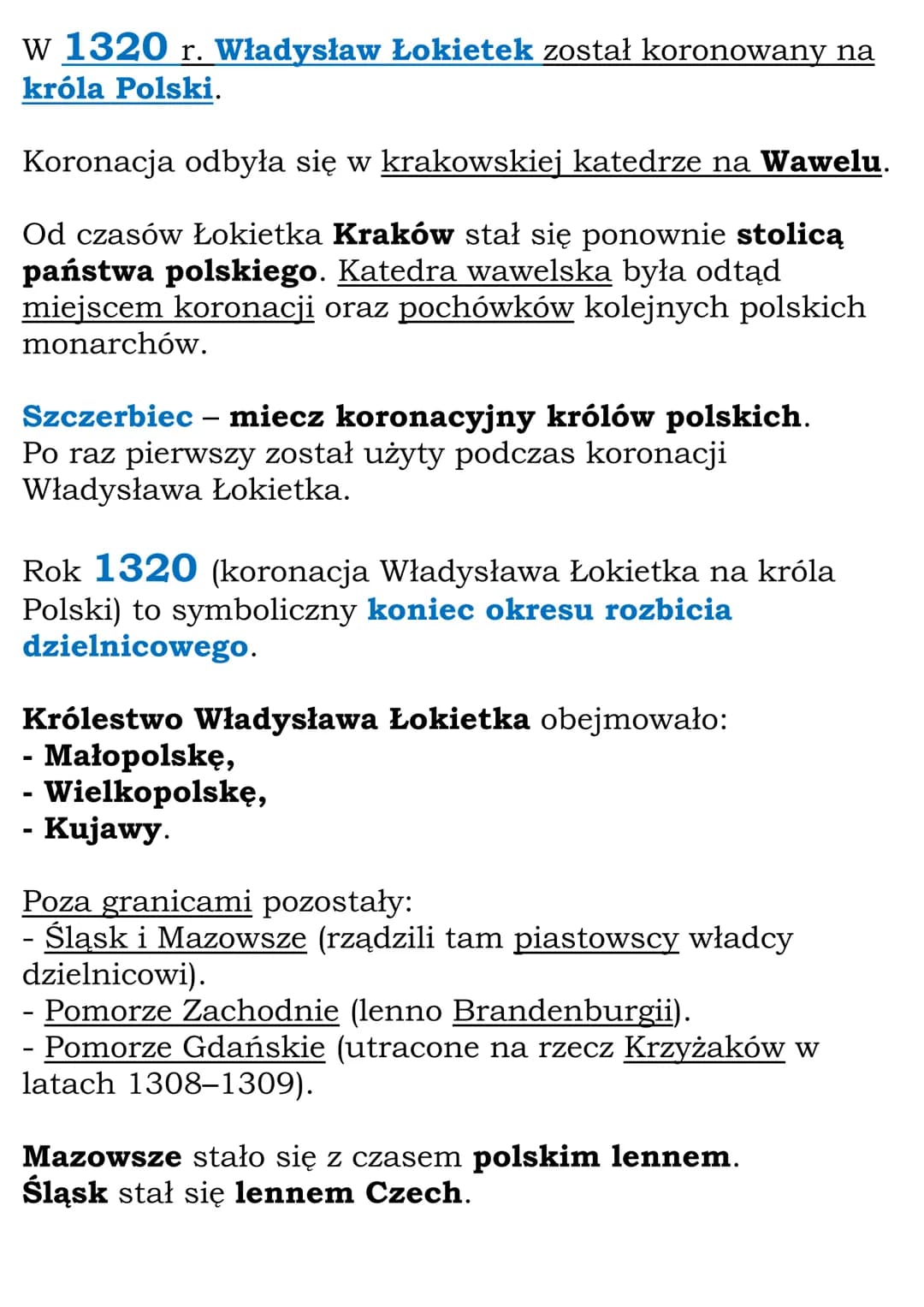 Odbudowa Królestwa
Polskiego
Mimo rozbicia dzielnicowego uważano, że polskie
księstwa tworzą jedną całość – państwo piastowskie.
Władza nale