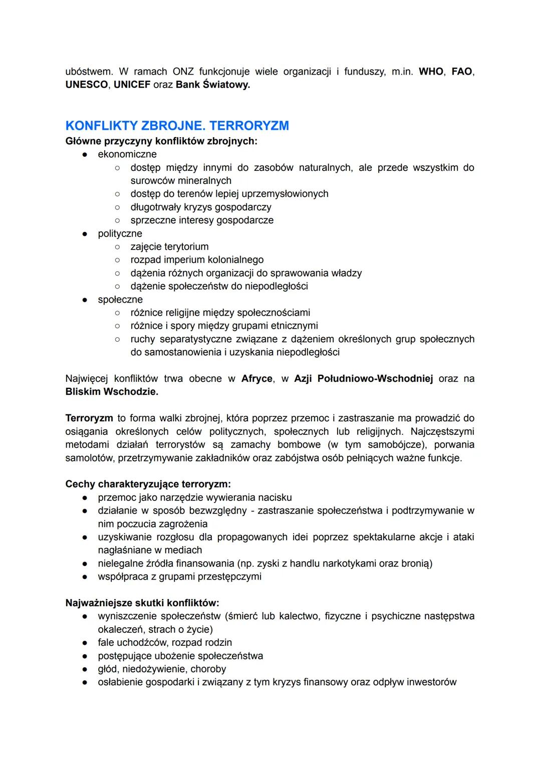 PODZIAŁ POLITYCZNY ŚWIATA
Państwo jest podstawową jednostką podziału politycznego świata. Tu suwerenna, czyli
samodzielna i niezależna od in
