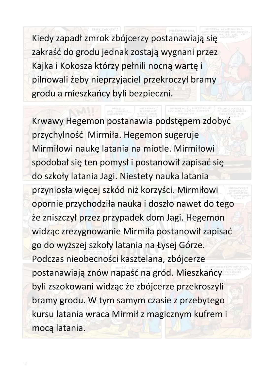 KAPKO
KOKOSZ
Szkoła latania
64
hrista CIOCIU, NUCZ
GO LATRE BO
WIE ODOBR
Bohaterowie:
WITAJCIE!
16
DRUNO NIE LA-
SOBIE WSZYSTKO
PRZYPOMNIEC.