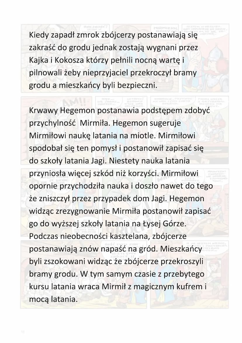 KAPKO
KOKOSZ
Szkoła latania
64
hrista CIOCIU, NUCZ
GO LATRE BO
WIE ODOBR
Bohaterowie:
WITAJCIE!
16
DRUNO NIE LA-
SOBIE WSZYSTKO
PRZYPOMNIEC.