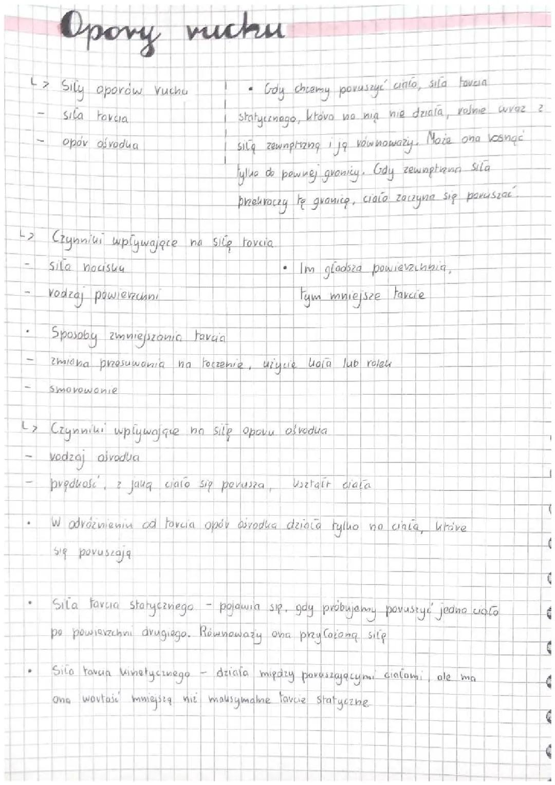 Zrozumienie Oporów Ruchu: Kluczowe Pojęcia